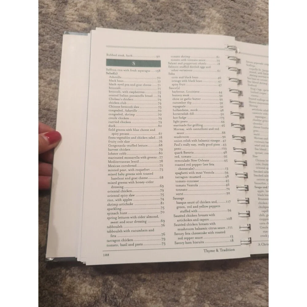 Thyme And Tradition A Christ School Cookbook Arden, NC‎ 2001 Spiral Hardcover